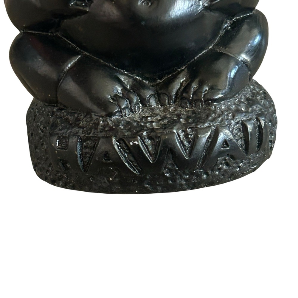 Coco Joes Hawaii Tiki Laki Menehune Black Hawaiian Figure Figurine‎ Vintage - Picture 6 of 8